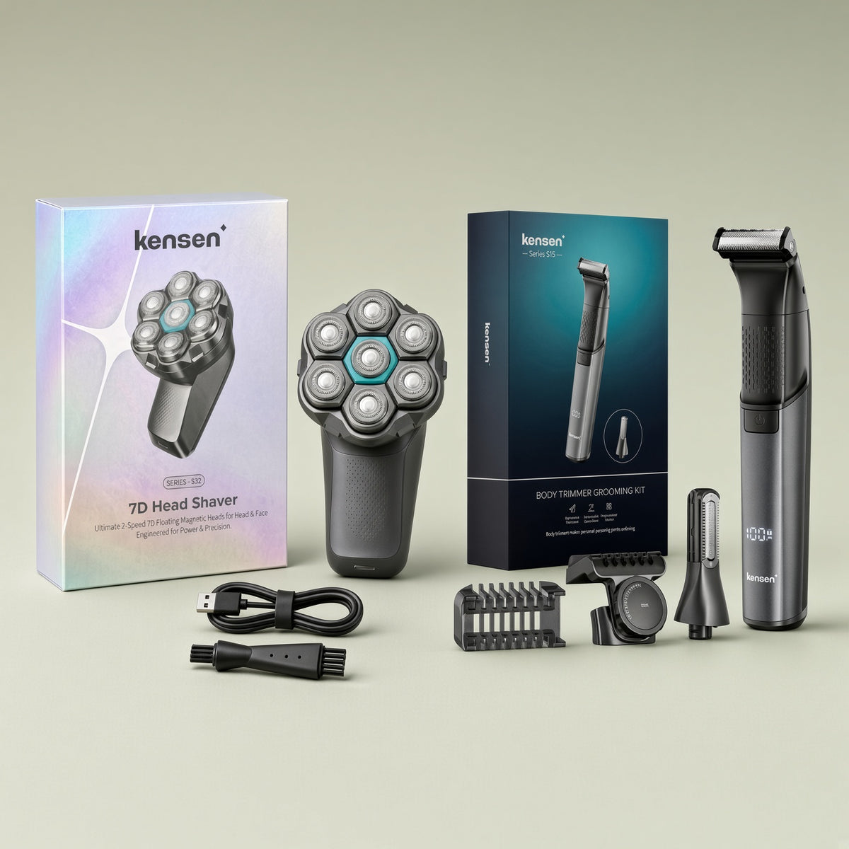 Buff Bald Bundle - Bald and beard